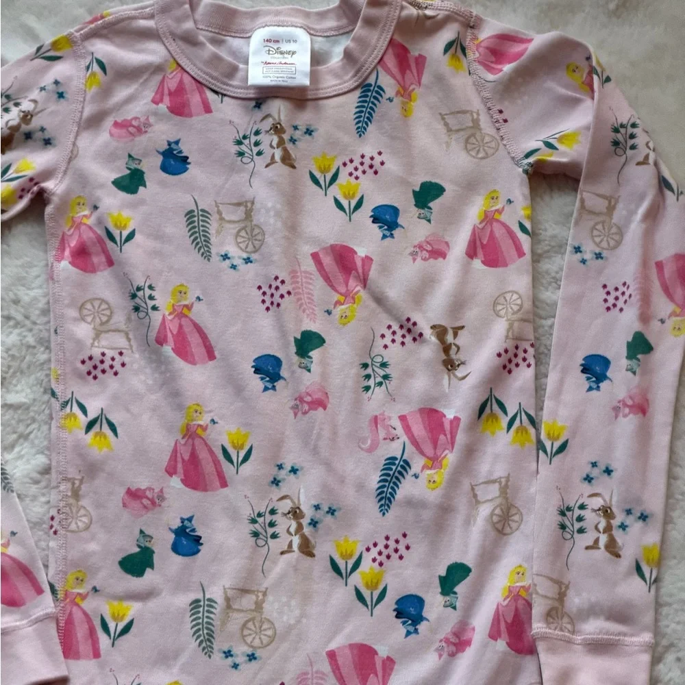 Hanna Andersson Set of 4 Girls Pajama Tops Size 10 - Picture 7 of 13